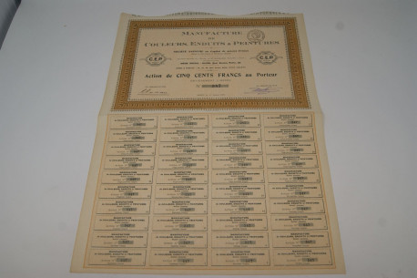 Manufacture de couleurs