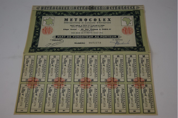 Metrocolex (Métropolitaine et Colonial d'Entreprises)