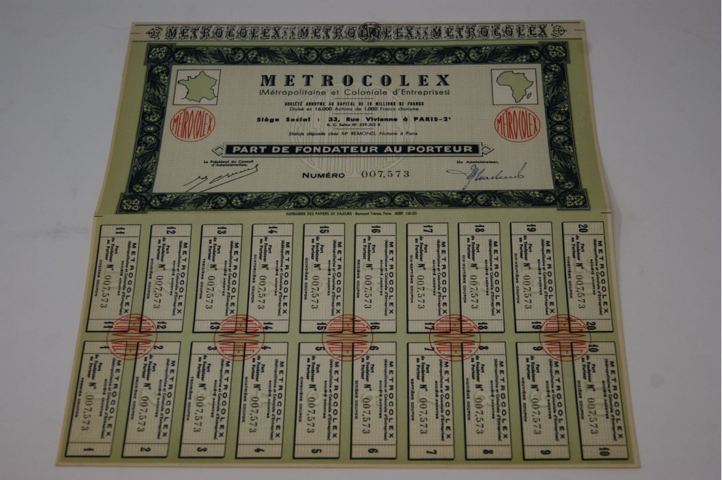Metrocolex (Métropolitaine et Colonial d'Entreprises)