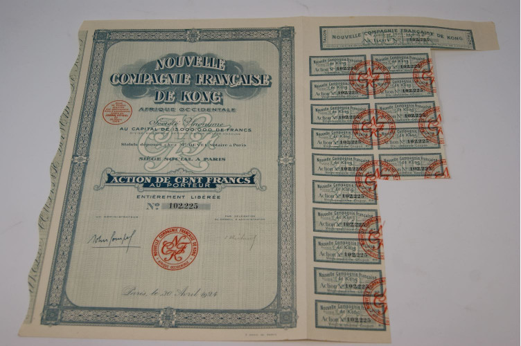 Nouvelle compagnie française de Kong...