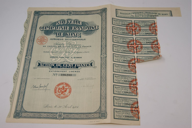 Nouvelle compagnie française de Kong...
