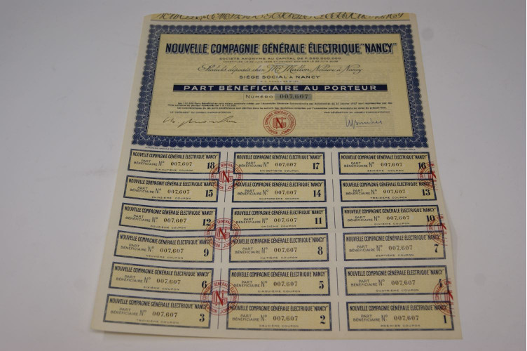 Nouvelle compagnie générale...