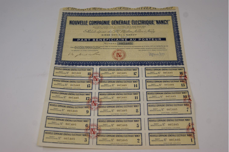 Nouvelle compagnie générale...