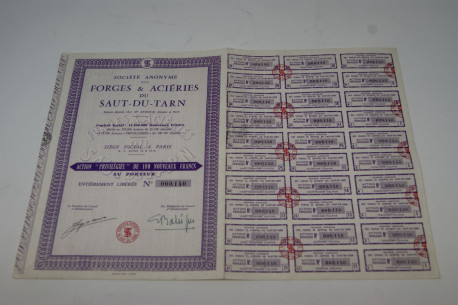 Société anonyme des forges et aciéries du Saut-du-Tarn