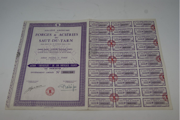 Société anonyme des forges et aciéries du Saut-du-Tarn