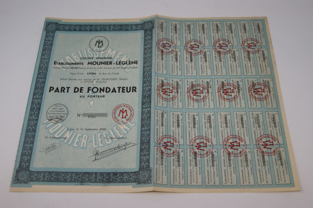 Société anonyme Etablissements Mounier-Léglène