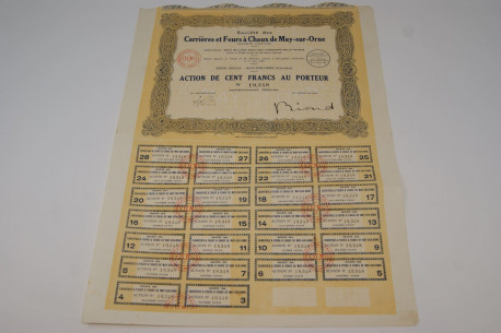 Société des carrières et fours à Chaux de May-sur-Orne