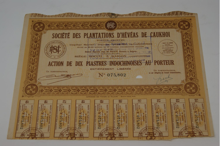 Société des plantations d'Hévéas de Caukhoi