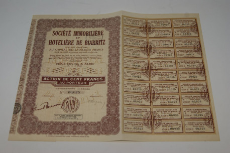 Société immobilière et hotelière de Biarritz