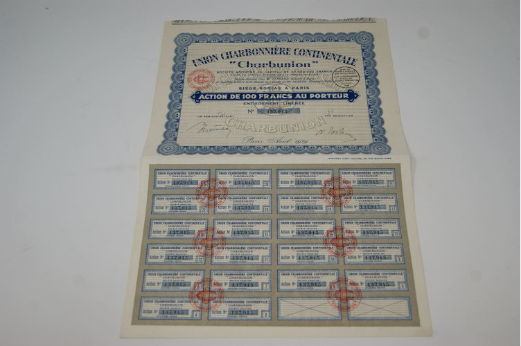 Union charbonnière continentale...