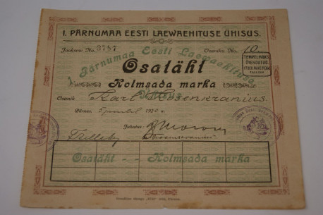 Association Estonienne de la construction navale du comté de Pärnu