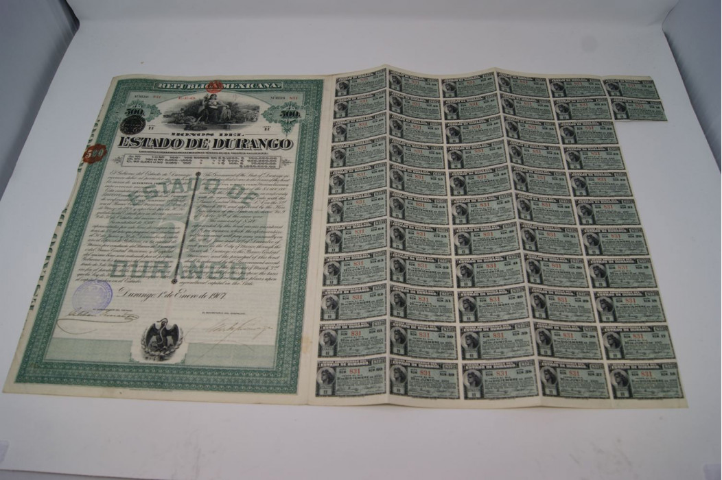 Bonos del estado de Durango