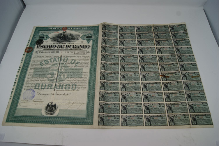 Bonos del estado de Durango