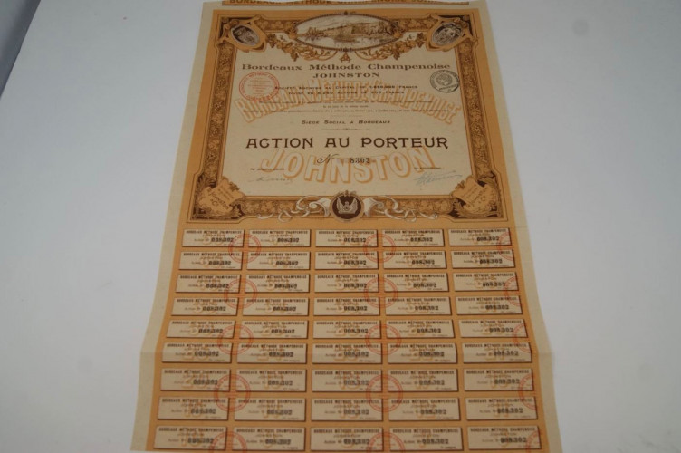 Bordeaux méthode champenoise Johnston