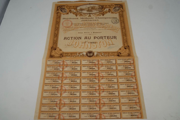 Bordeaux méthode champenoise Johnston