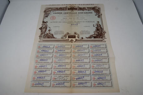 Caisse centrale d'epargne pour favoriser le développement de l'épargne par le crédit