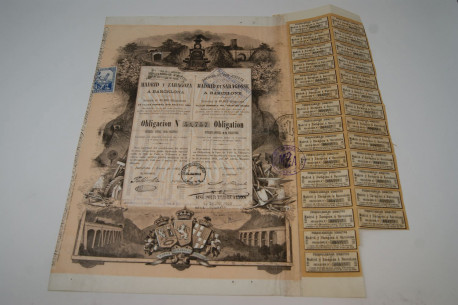 Chemins de fer directs de Madrid à Saragosse à Barcelone