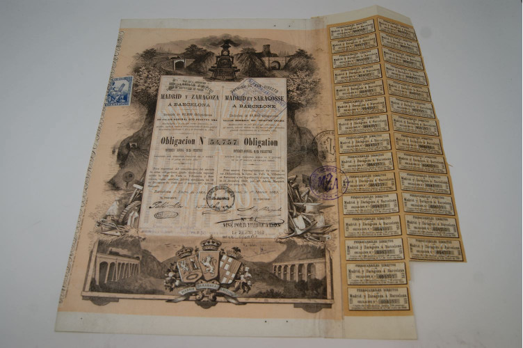 Chemins de fer directs de Madrid à Saragosse à Barcelone