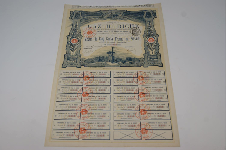 Compagnie de gaz H. Riché