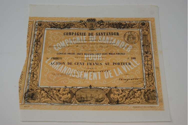 Compagnie de Santander (Espagne) pour...