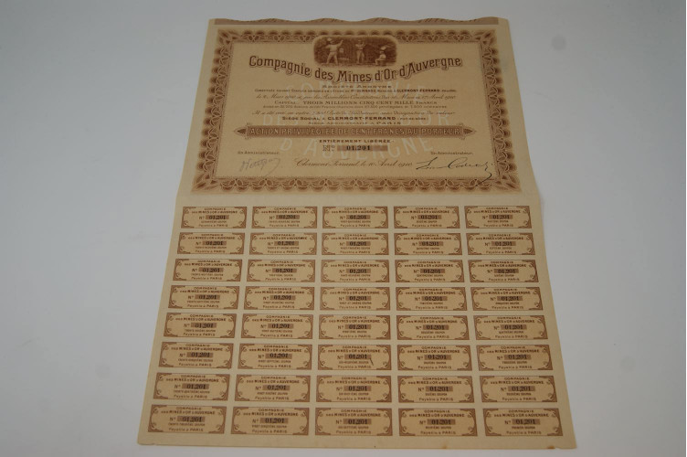 Compagnie des mines d'Or d'Auvergne
