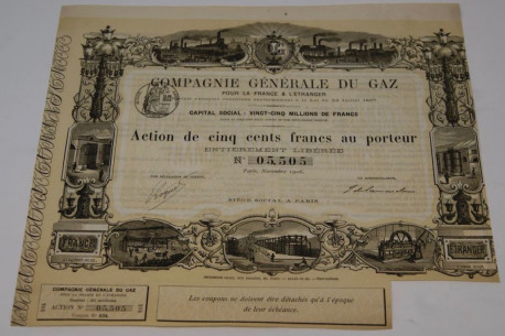 Compagnie générale du gaz pour la France et l'étranger