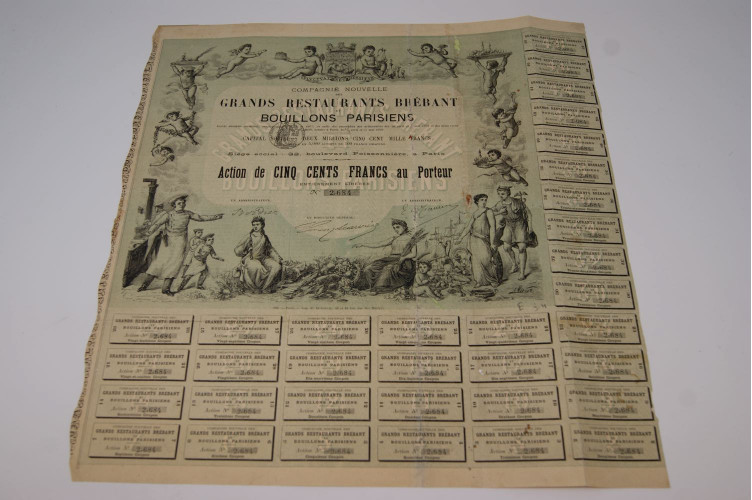 Compagnie nouvelle des grands restaurants Brébant et Bouillons Parisiens