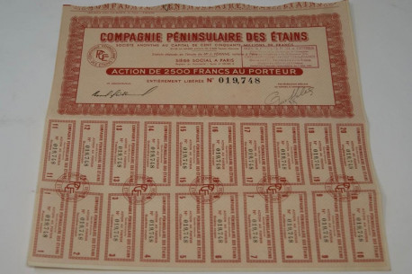 Compagnie péninsulaire des Étains