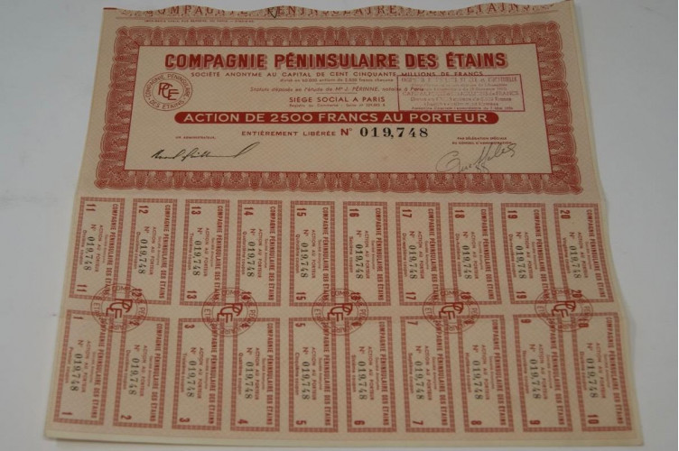 Compagnie péninsulaire des Étains