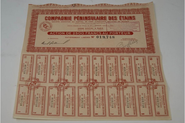 Compagnie péninsulaire des Étains