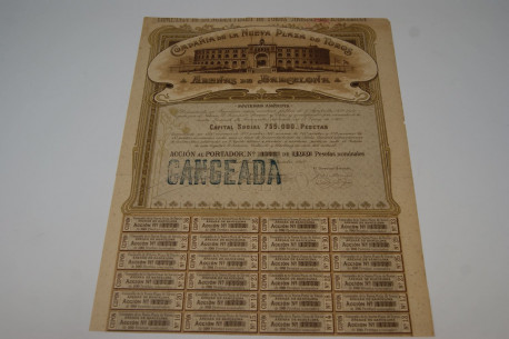 Compañia de la nueva Plaza de Toros Arenas de Barcelona