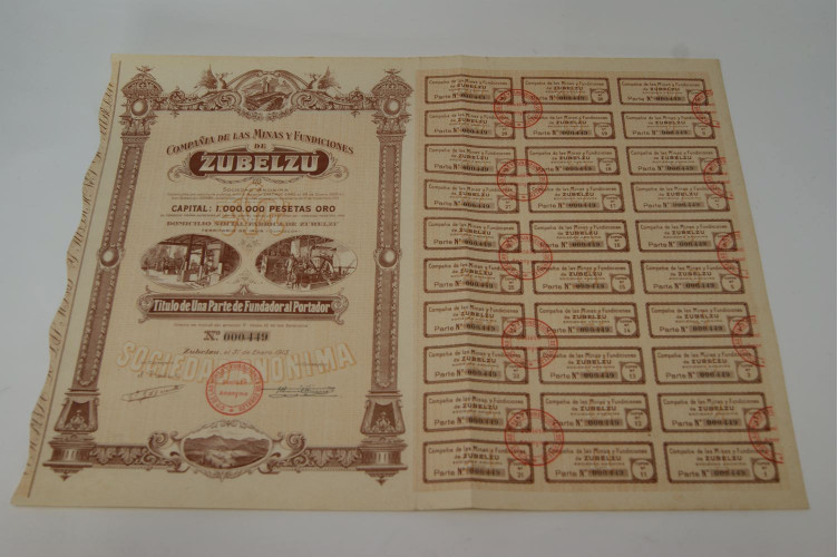 Compañia de las minas y fundiciones...