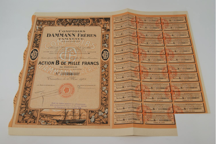 Comptoirs Dammann Frères Tamatave Madagascar