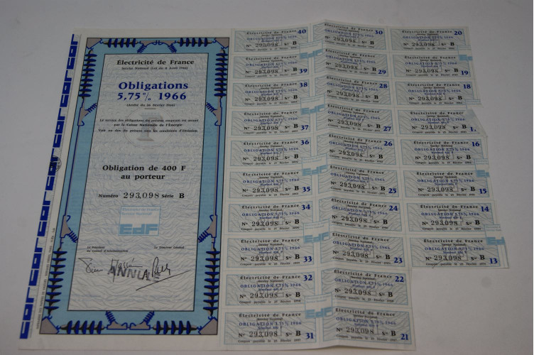 Electricité de France Obligation