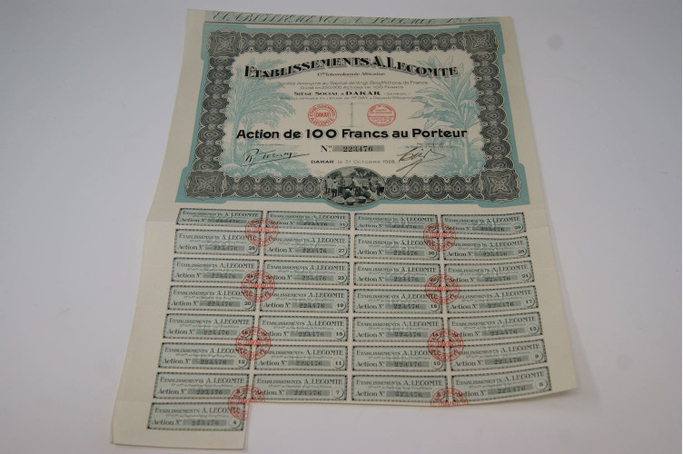 Etablissements A. Lecomte Compagnie...