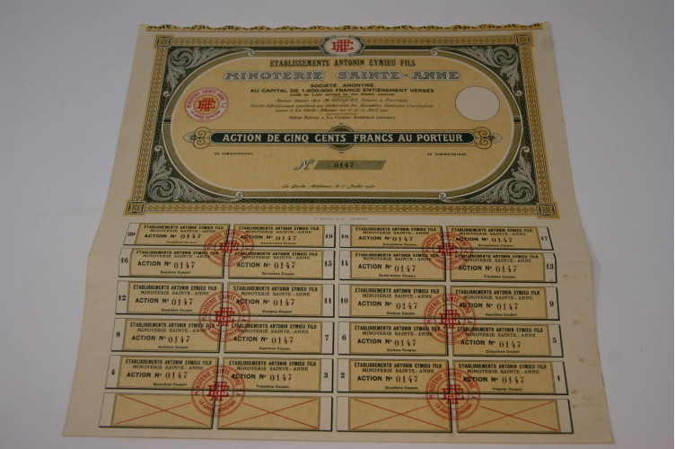 Etablissements Antonin Eymieu Fils Minoterie Sainte-Anne