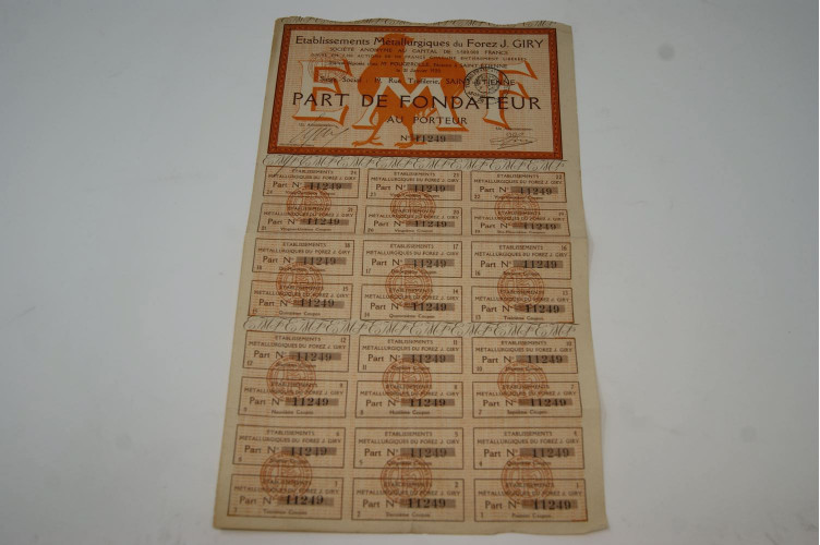 Etablissements métallurgiques du Forez J. Giry