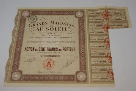 Grands magasins Au Soleil