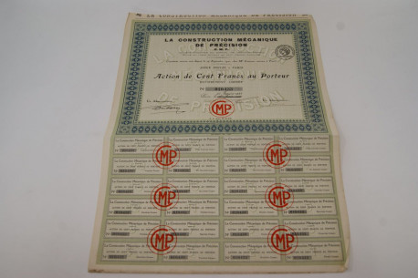 La construction mécanique de précision