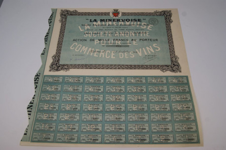 La Minervoise Société anonyme pour le commerce des Vins