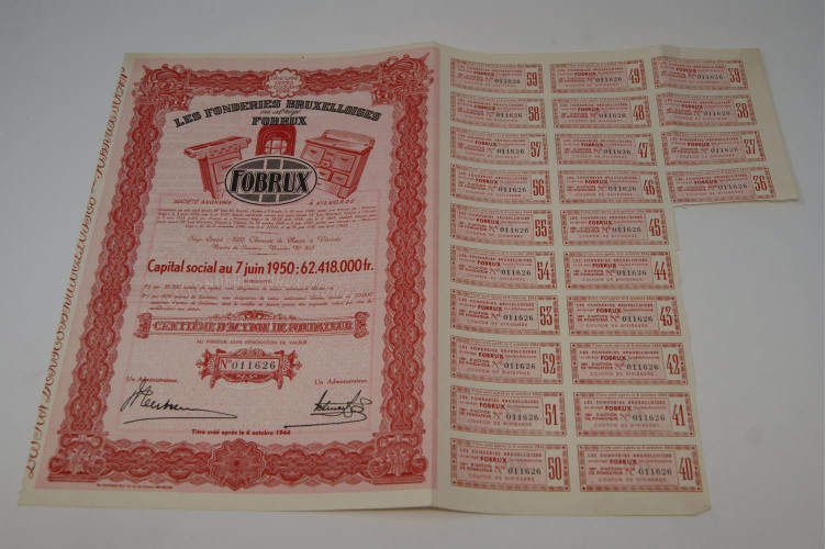 Les fonderies bruxelloises en abrégé Fobrux