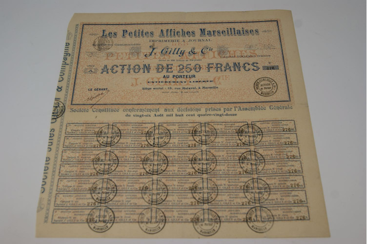 Les Petites Affiches Marseillaises Imprimerie & Journal