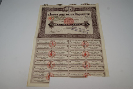 L'industrie de la raquette