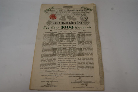 Pesti Hazai Elsö Takarékpénztár-Egyesület