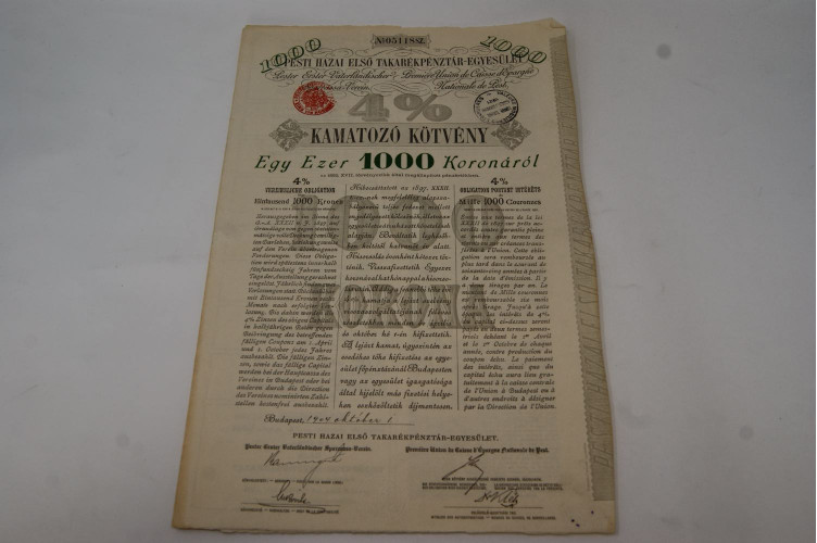 Pesti Hazai Elsö Takarékpénztár-Egyesület