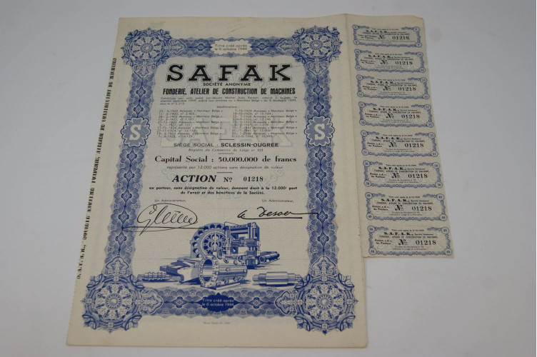 Safak société anonyme de fonderie