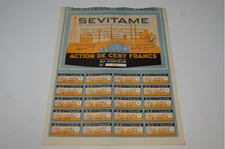 SEVITAME Société d'Exploitation de...