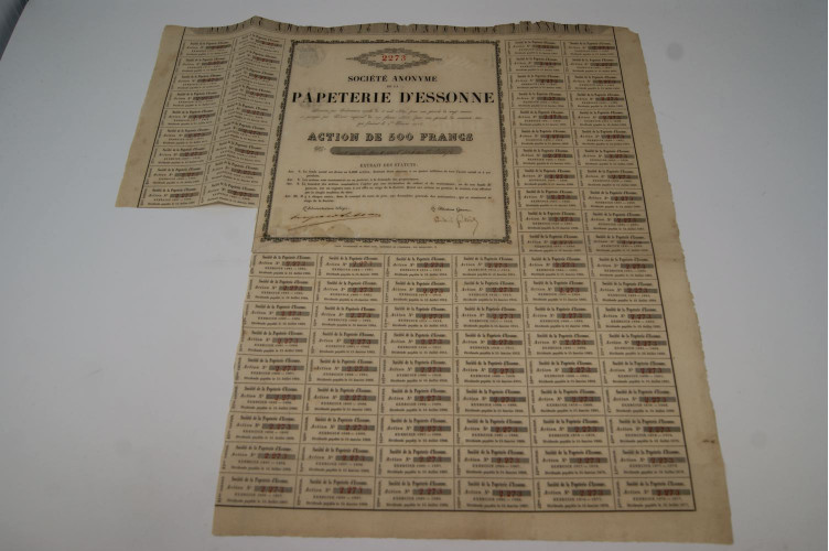 Société anonyme de la papeterie d'Essonne