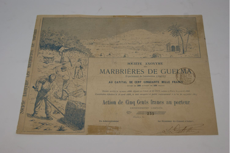 Société anonyme des marbrières de Guelma
