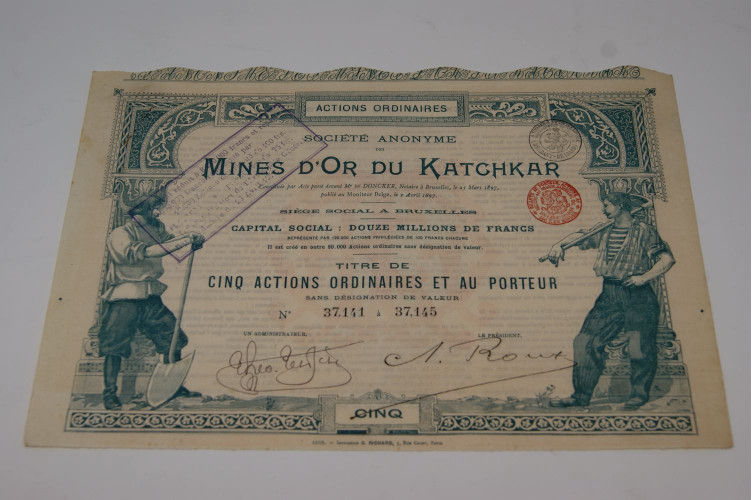 Société anonyme des Mines d'Or du...